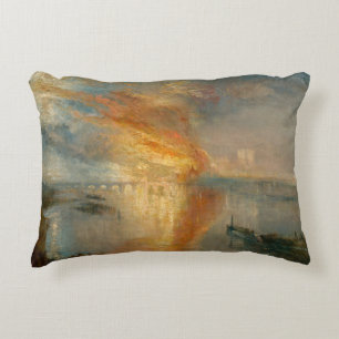 William Turner - De brand van het Parlement Accent Kussen