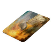 William Turner - De brand van het Parlement Magneet (Linkerzijde)