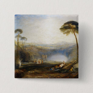 William Turner - De Gouden Tak Vierkante Button 5,1 Cm