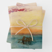 William Turner - De lagune nabij Venetië op zonson Inpakpapier Vel (In situ)