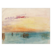 William Turner - De lagune nabij Venetië op zonson Tafelkleed (Voorkant (Horizontaal))