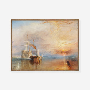William Turner de vechtende Temeraire schilderkuns Poster