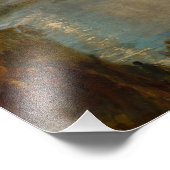 William Turner - De verbranding van het Parlement Foto Afdruk (Hoek)