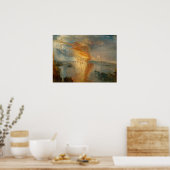 William Turner - De verbranding van het Parlement Poster (Keuken)