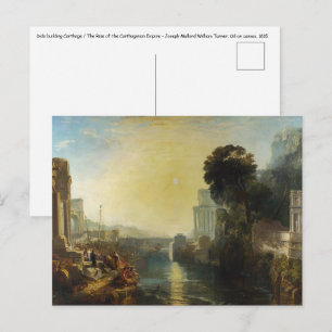 William Turner - Dido bouwt Carthago Briefkaart