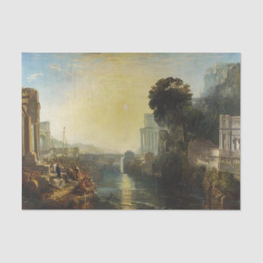 William Turner - Dido gebouw Carthago Tissuepapier (Voorkant)