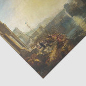 William Turner - Dido gebouw Carthago Tissuepapier (Detail)