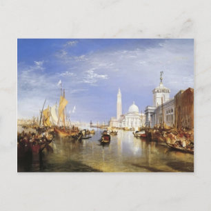 William Turner-Dogana en San Giorgio Maggiore Briefkaart