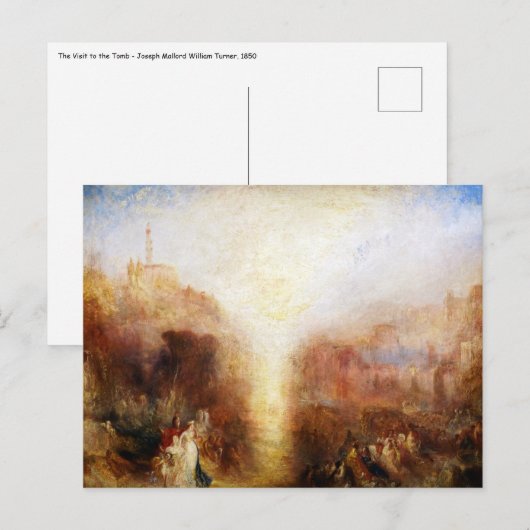 William Turner - Het bezoek aan de Tomb Briefkaart (Voorkant / Achterkant)
