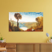 William Turner - Lake Nemi Canvas Afdruk (Insitu (Woonkamer))