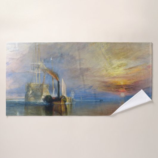 William Turner - Le Temeraire de combat (Serviette de bain)