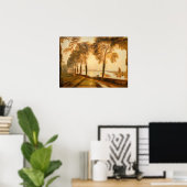 William Turner - Mortlake Terrace Poster (Thuiskantoor)
