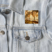 William Turner - Mortlake Terrace Vierkante Button 5,1 Cm (In situ)