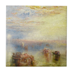 William Turner - Nadering van Venetië Tegeltje