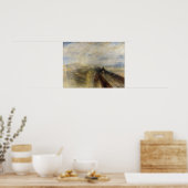 William Turner - Regen, Stoom en Snelheid Poster (Keuken)