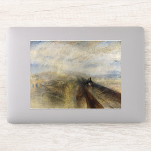 William Turner - Regen, stoom en snelheid Sticker