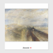 William Turner - Regen, stoom en snelheid Sticker (Vel)