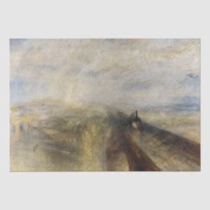 William Turner - Regen, stoom en snelheid Tissuepapier