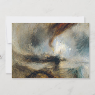 William Turner - Sneeuw Storm Bedankkaart