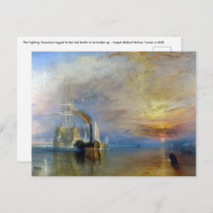 William Turner - The Fighting Temeraire Briefkaart