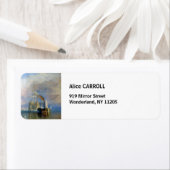 William Turner - The Fighting Temeraire Etiket (Insitu)