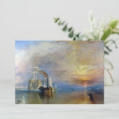 William Turner - The Fighting Temeraire Kaart (Staand voorkant)