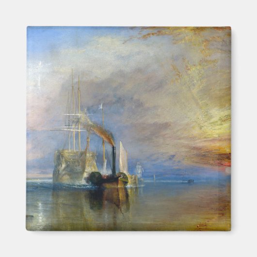William Turner - The Fighting Temeraire Magneet (Voorkant)