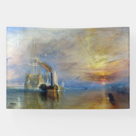 William Turner - The Fighting Temeraire Spandoek (Horizontaal)