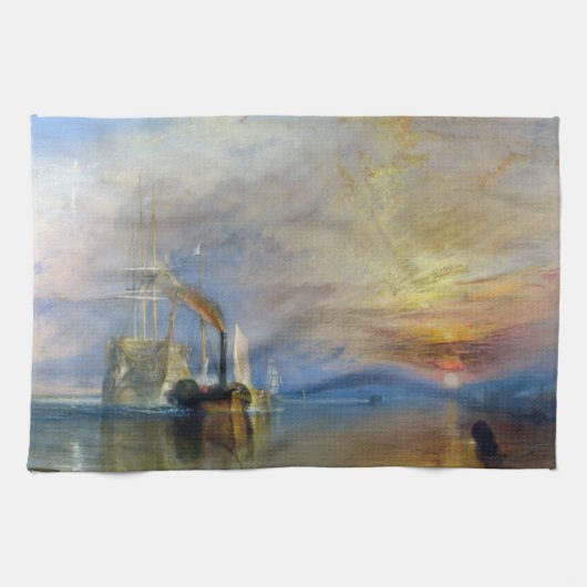 William Turner - The Fighting Temeraire Theedoek (Horizontaal)