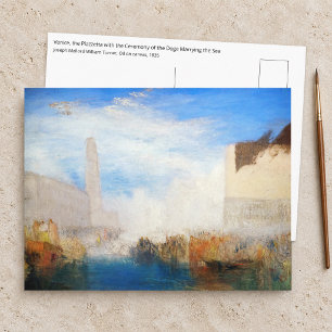 William Turner - Venetië, de Piazzetta Briefkaart