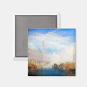 William Turner - Venetië, de Piazzetta Magneet (Voorkant / Achterkant)