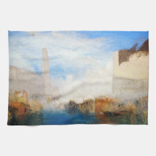 William Turner - Venetië, de Piazzetta Theedoek