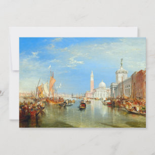 William Turner - Venetië, Dogana & San Giorgio Kaart