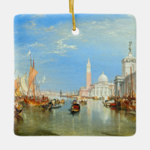 William Turner - Venetië, Dogana & San Giorgio Keramisch Ornament