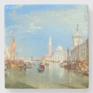 William Turner - Venetië, Dogana & San Giorgio Stenen Onderzetter