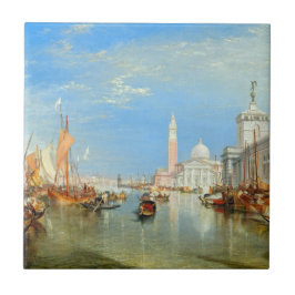 William Turner - Venetië, Dogana & San Giorgio Tegeltje