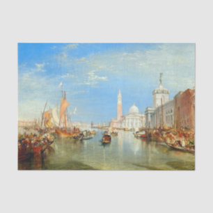 William Turner - Venetië, Dogana & San Giorgio Tissuepapier