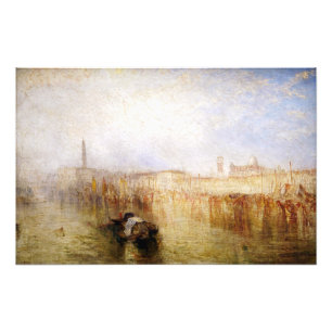 William Turner - Venetië Quay, Dogepaleis Foto Afdruk