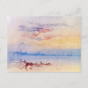 William Turner-Venice, Oost van Guidecca, Sunrise Briefkaart