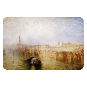 William Turner - Venice Quay, Ducal Palace Magneet