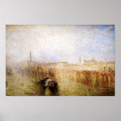 William Turner - Venice Quay, Ducal Palace Poster (Voorkant)