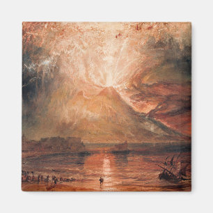 William Turner - Vesuvius in uitbarsting Magneet