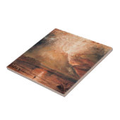 William Turner - Vesuvius in uitbarsting Tegeltje (Zijkant)