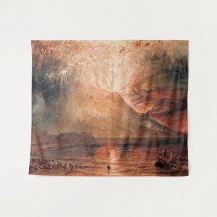 William Turner - Vesuvius in uitbarsting Wandkleed