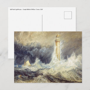 William Turner - Vuurtoren Bell Rock Briefkaart