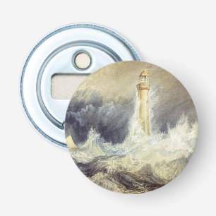 William Turner - Vuurtoren van Bell Rock Button Flesopener