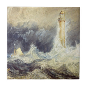 William Turner - Vuurtoren van Bell Rock Tegeltje
