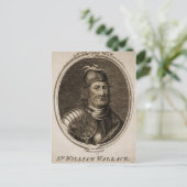 William Wallace Briefkaart (Staand voorkant)