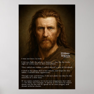 William Wallace: een echte zoon van Schotland Poster