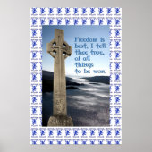 William Wallace Monument Robroyston Peace Poster (Voorkant)
